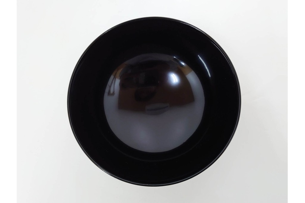 越前塗　蒔絵　花丸紋様が上品な吸物椀5点セット　共箱付き　(R-086462)