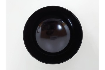 越前塗　蒔絵　花丸紋様が上品な吸物椀5点セット　共箱付き　(R-086462)