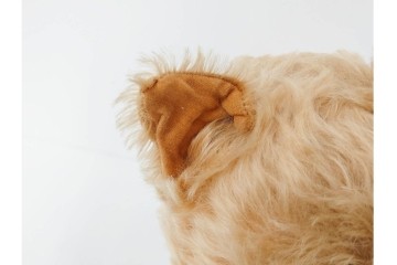 希少!　イギリスヴィンテージ　メリーソート(MERRY THOUGHT)　高さ約34cm　ふわふわの毛並みに癒される猫のぬいぐるみ　(R-086464)