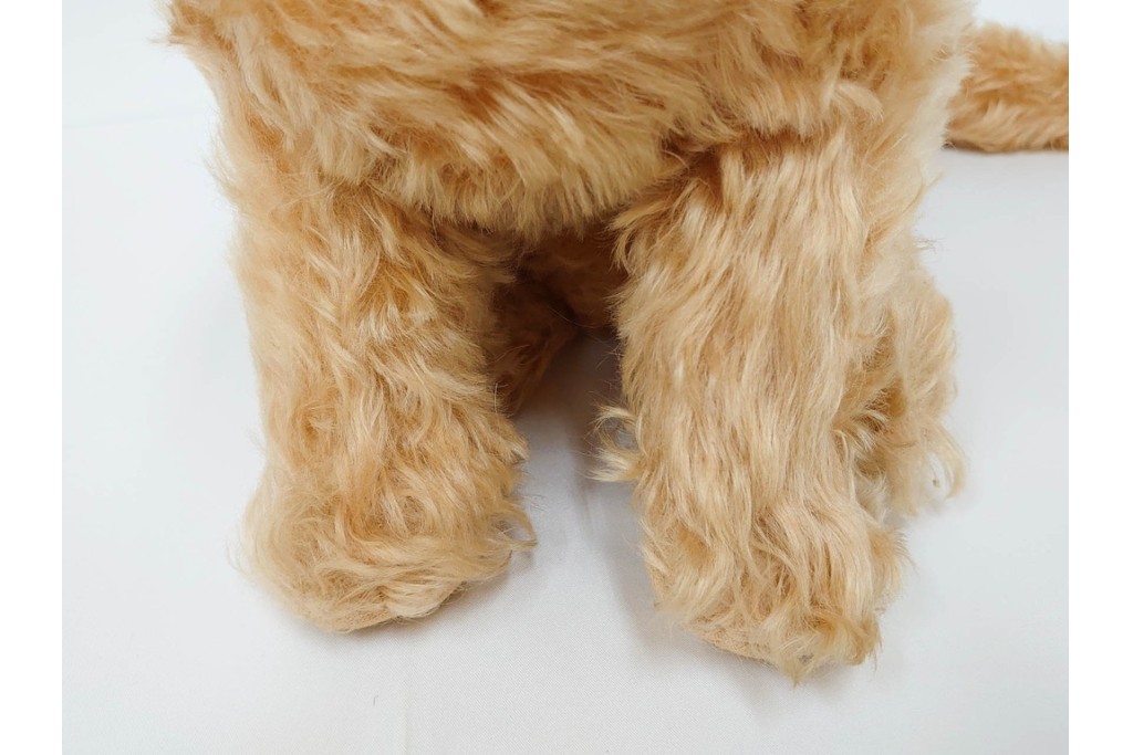 希少!　イギリスヴィンテージ　メリーソート(MERRY THOUGHT)　高さ約34cm　ふわふわの毛並みに癒される猫のぬいぐるみ　(R-086464)