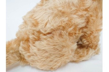 希少!　イギリスヴィンテージ　メリーソート(MERRY THOUGHT)　高さ約34cm　ふわふわの毛並みに癒される猫のぬいぐるみ　(R-086464)