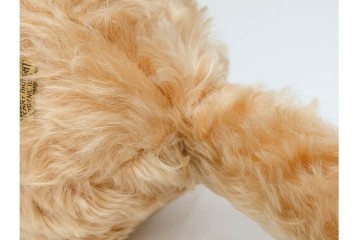 希少!　イギリスヴィンテージ　メリーソート(MERRY THOUGHT)　高さ約34cm　ふわふわの毛並みに癒される猫のぬいぐるみ　(R-086464)