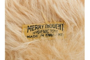 希少!　イギリスヴィンテージ　メリーソート(MERRY THOUGHT)　高さ約34cm　ふわふわの毛並みに癒される猫のぬいぐるみ　(R-086464)