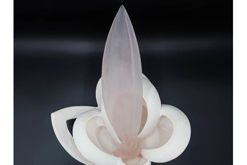 田嶋悦子　「cornucopia 05・Ⅹ・XIV」　有機的なフォルムが印象的なオブジェ　共箱付き　(R-086467)