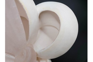 田嶋悦子　「cornucopia 05・Ⅹ・XIV」　有機的なフォルムが印象的なオブジェ　共箱付き　(R-086467)