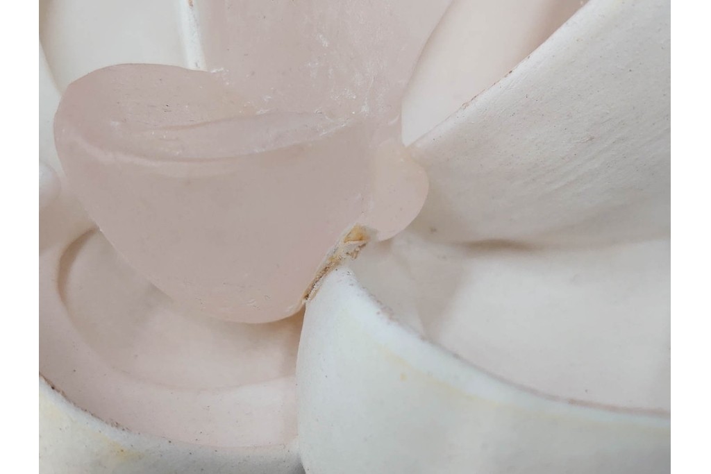 田嶋悦子　「cornucopia 05・Ⅹ・XIV」　有機的なフォルムが印象的なオブジェ　共箱付き　(R-086467)