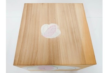 田嶋悦子　「cornucopia 05・Ⅹ・XIV」　有機的なフォルムが印象的なオブジェ　共箱付き　(R-086467)