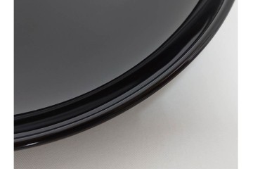 輪島塗　萬砂漆器店謹製　蒔絵が雅な銘々皿10枚セット　共箱付き　(R-086468)