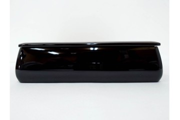 輪島塗　慶塚作　紅葉沈金の文庫(文箱)・朱色が鮮やかなお椀2点のセット　共箱付き　(R-086469)