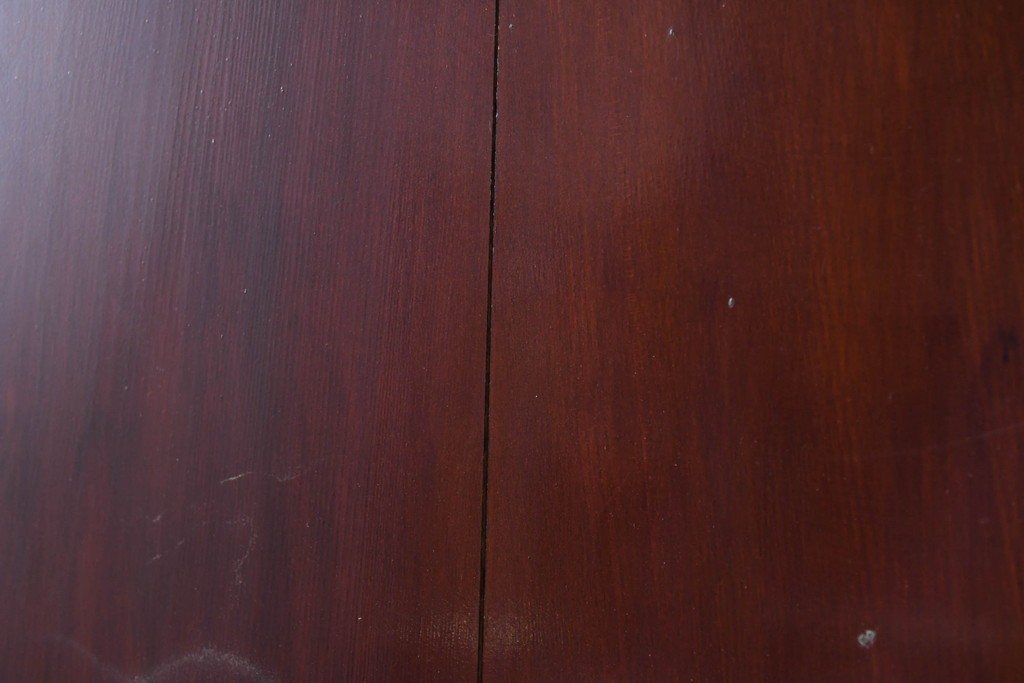 アンティーク建具　明治から大正期　美品　艶やかな漆塗りが美しい蔵戸1枚　(R-086475)