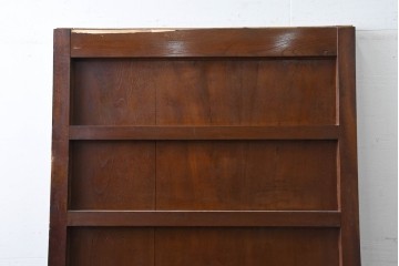 アンティーク建具　明治から大正期　美品　艶やかな漆塗りが美しい蔵戸1枚　(R-086475)