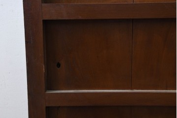 アンティーク建具　明治から大正期　美品　艶やかな漆塗りが美しい蔵戸1枚　(R-086475)