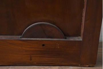 アンティーク建具　明治から大正期　美品　艶やかな漆塗りが美しい蔵戸1枚　(R-086475)