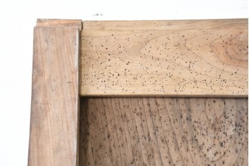 アンティーク建具　明治から大正期　上手物!　欅(ケヤキ)材　杢目の美しい蔵戸1枚　(R-086476)