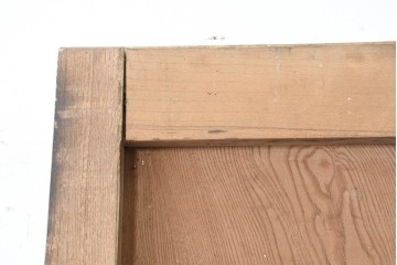 アンティーク建具　明治から大正期　欅(ケヤキ)材　立派な上手金具と木味が目を引く蔵戸1枚　(R-086479)