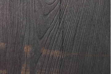 アンティーク建具　明治から大正期　総欅(ケヤキ)材　欅の木目が引き立つ門扉2枚(1対)セット　(R-086482)