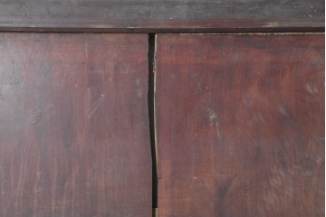 アンティーク建具　明治期　大きな金具と鋲打ちが目を引く幅広庄内蔵戸1枚　(R-086485)