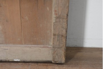 アンティーク建具　明治から大正期　上手物!　重厚な鉄板張りの大振り蔵戸1枚　(R-086489)