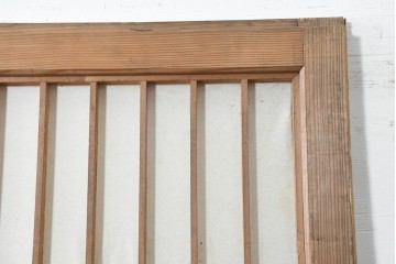 アンティーク建具　大正から昭和初期　端正な格子組みが上品な障子蔵戸1枚　(R-086494)