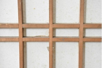 アンティーク建具　大正から昭和初期　端正な格子組みが上品な障子蔵戸1枚　(R-086494)
