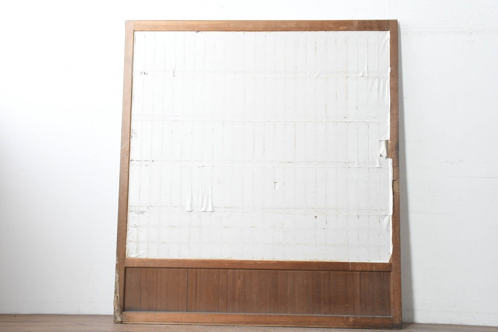 アンティーク建具　大正から昭和初期　端正な格子組みが上品な障子蔵戸1枚　(R-086494)