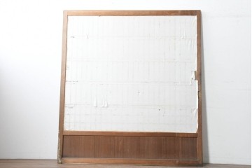 アンティーク建具　大正から昭和初期　端正な格子組みが上品な障子蔵戸1枚　(R-086494)