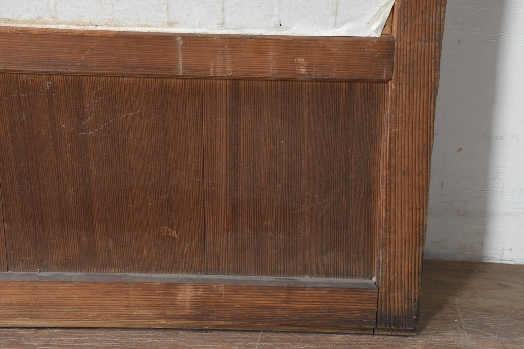 アンティーク建具　大正から昭和初期　端正な格子組みが上品な障子蔵戸1枚　(R-086494)