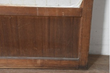 アンティーク建具　大正から昭和初期　端正な格子組みが上品な障子蔵戸1枚　(R-086494)