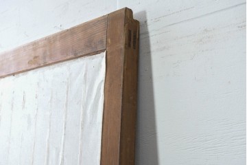 アンティーク建具　大正から昭和初期　端正な格子組みが上品な障子蔵戸1枚　(R-086494)