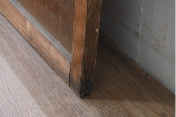 アンティーク建具　大正から昭和初期　端正な格子組みが上品な障子蔵戸1枚　(R-086494)