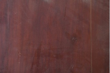 アンティーク建具　明治から大正期　落ち着いた漆塗りの風合いと重厚な金具が印象的な幅広蔵戸1枚　(R-086495)