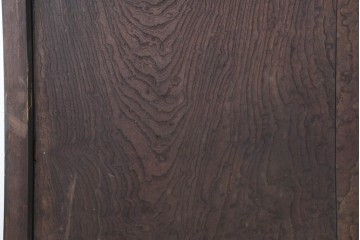 アンティーク建具　明治期　総欅(ケヤキ)材　博物館クラスの逸品!　玉杢が見事な蔵戸1枚　(R-086502)