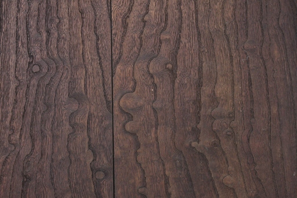 アンティーク建具　明治期　総欅(ケヤキ)材　博物館クラスの逸品!　玉杢が見事な蔵戸1枚　(R-086502)