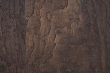 アンティーク建具　明治期　総欅(ケヤキ)材　博物館クラスの逸品!　玉杢が見事な蔵戸1枚　(R-086502)