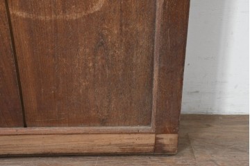 アンティーク建具　明治から大正期　欅(ケヤキ)材　木色の自然な濃淡が味わい深い蔵戸1枚　(R-086514)