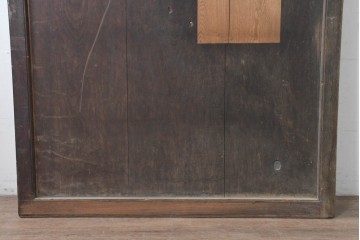 アンティーク建具　明治から大正期　総欅(ケヤキ)材　力強い木目が目を引く蔵戸1枚　(R-086536)