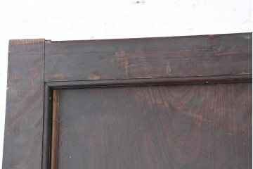 アンティーク建具　明治から大正期　総欅(ケヤキ)材　力強い木目が目を引く蔵戸1枚　(R-086536)