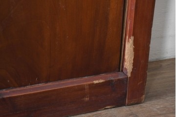 アンティーク建具　明治から大正期　立派な金具が目を引く蔵戸1枚　(R-086542)