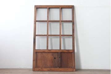 アンティーク建具　明治から大正期　立派な金具が目を引く蔵戸1枚　(R-086542)