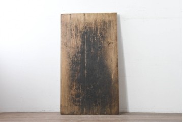 【簡易リペア限定品】　和製アンティーク　クルミの木(胡桃)　重厚!　古い豪農の土間で使われていた作業台の天板　(R-086544)