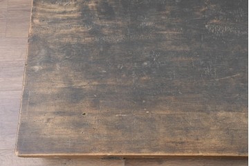 【簡易リペア限定品】　和製アンティーク　クルミの木(胡桃)　重厚!　古い豪農の土間で使われていた作業台の天板　(R-086544)