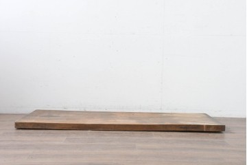 【簡易リペア限定品】　和製アンティーク　クルミの木(胡桃)　素朴で風合い豊かな一枚板　(R-086545)