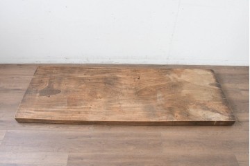 【簡易リペア限定品】　和製アンティーク　クルミの木(胡桃)　素朴で風合い豊かな一枚板　(R-086545)