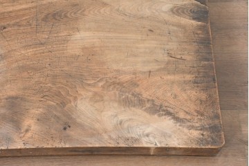 【簡易リペア限定品】　和製アンティーク　クルミの木(胡桃)　素朴で風合い豊かな一枚板　(R-086545)