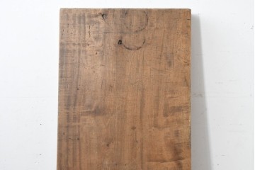 【簡易リペア限定品】　和製アンティーク　クルミの木(胡桃)　素朴で風合い豊かな一枚板　(R-086546)