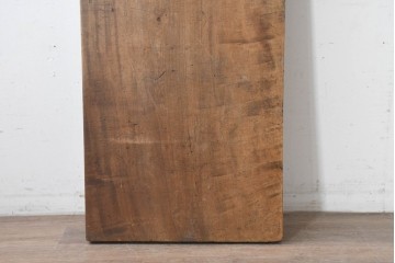 【簡易リペア限定品】　和製アンティーク　クルミの木(胡桃)　素朴で風合い豊かな一枚板　(R-086546)