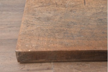 【簡易リペア限定品】　和製アンティーク　クルミの木(胡桃)　素朴で風合い豊かな一枚板　(R-086546)