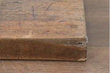 【簡易リペア限定品】　和製アンティーク　クルミの木(胡桃)　素朴で風合い豊かな一枚板　(R-086546)