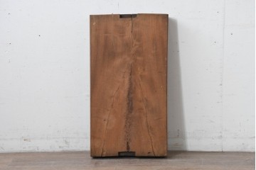 【簡易リペア限定品】　和製アンティーク　欅(ケヤキ)材　古い豪農で使われていた味わい深い飾り台　(R-086548)