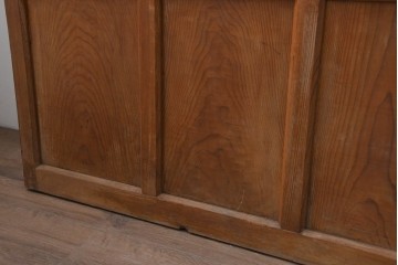 ヴィンテージ建具　昭和中期　モールガラスが趣深いガラス窓3枚セット　(R-086549)